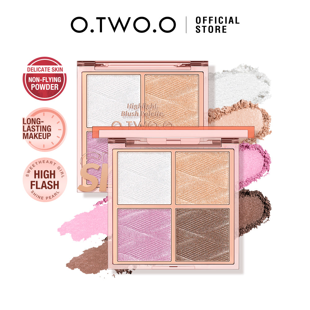 O.TWO.O Highlight Blush Palette - 11g