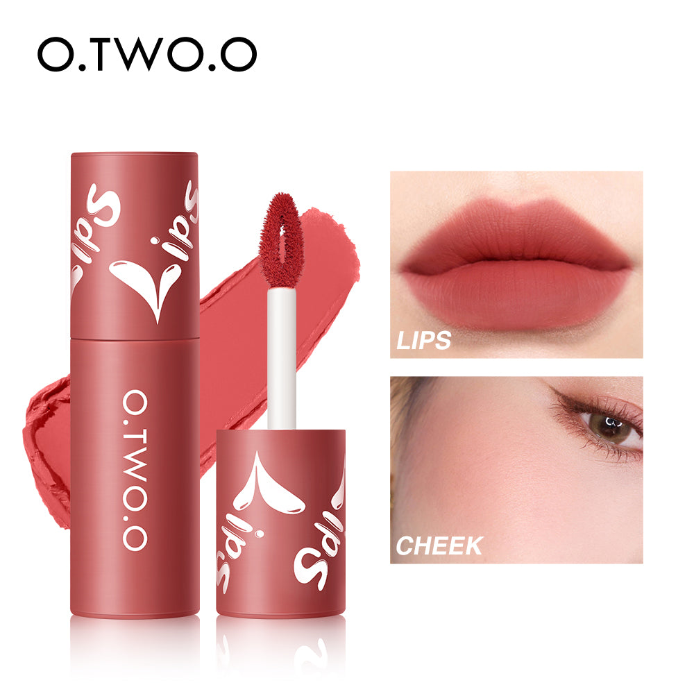 O.TWO.O Velvet Matte Lip & Cheek Mud - 2g