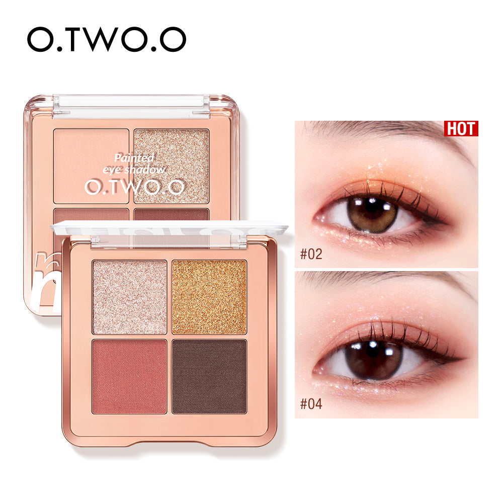 O.TWO.O Crystal Eyeshadow Palette Mini - 8.5g