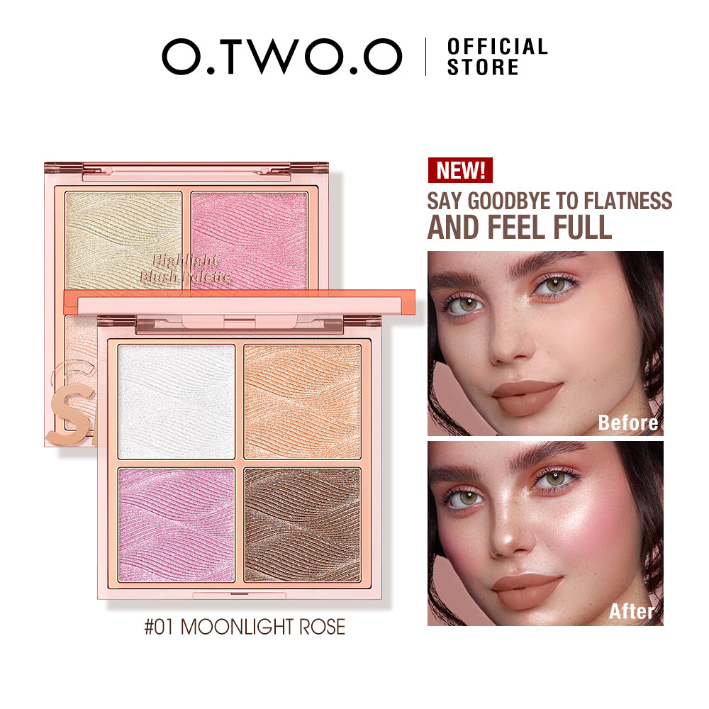 O.TWO.O Highlight Blush Palette - 11g