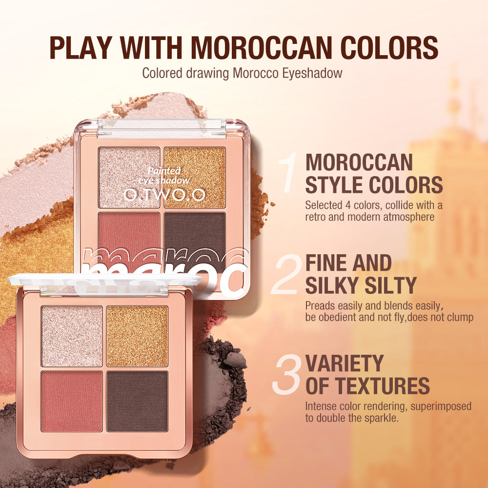 O.TWO.O Crystal Eyeshadow Palette Mini - 8.5g