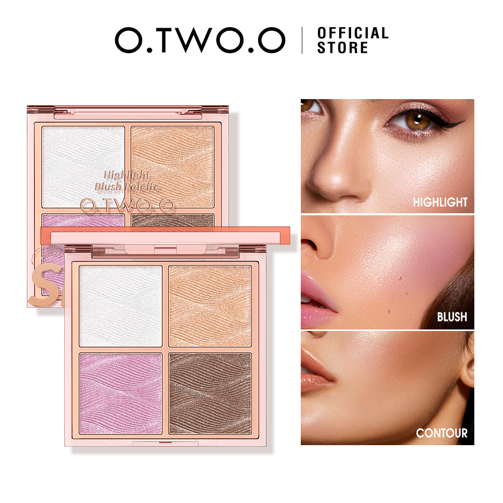 O.TWO.O Highlight Blush Palette - 11g