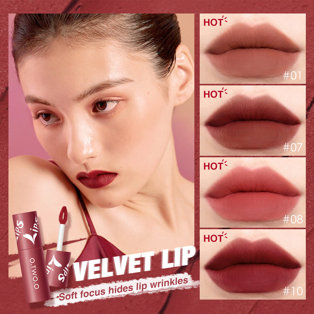 O.TWO.O Velvet Matte Lip & Cheek Mud - 2g
