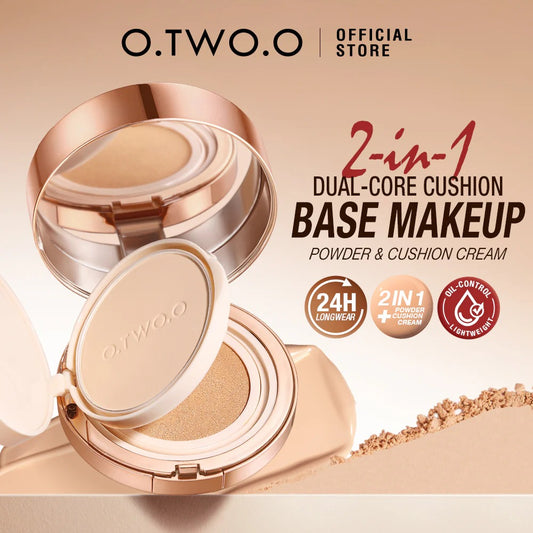 O.TWO.O 2 in 1 BB Cushion X Face Powder