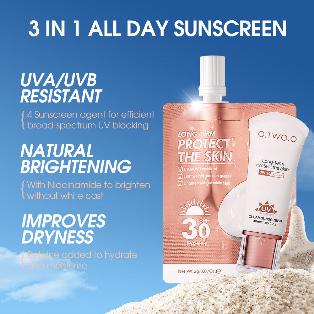 O.TWO.O UV Protection Clear Sunscreen SPF30/PA+++ (2ml)