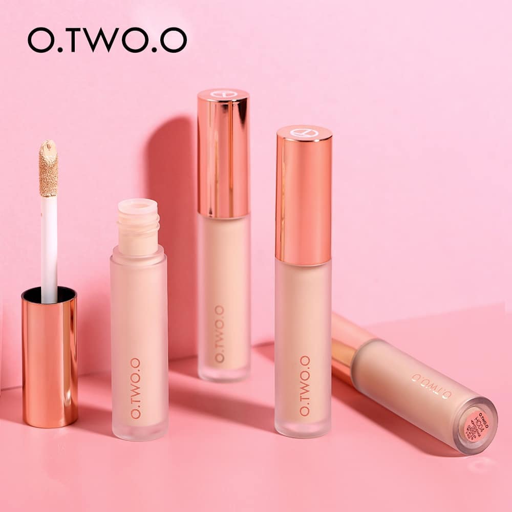 O.TWO.O Cosmetics Face Makeup High Cover Oil Control Long Lasting Liquid Concealer - 5.5g