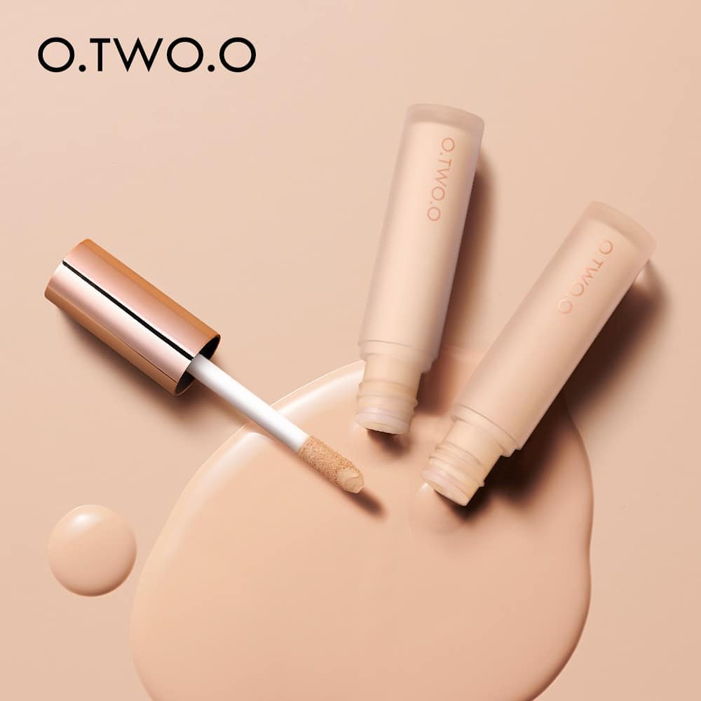 O.TWO.O Cosmetics Face Makeup High Cover Oil Control Long Lasting Liquid Concealer - 5.5g