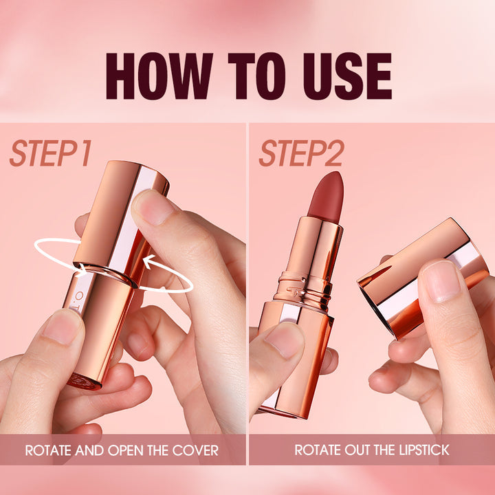 O.TWO.O Matte Finish Waterproof Long Wear Silky Lipstick