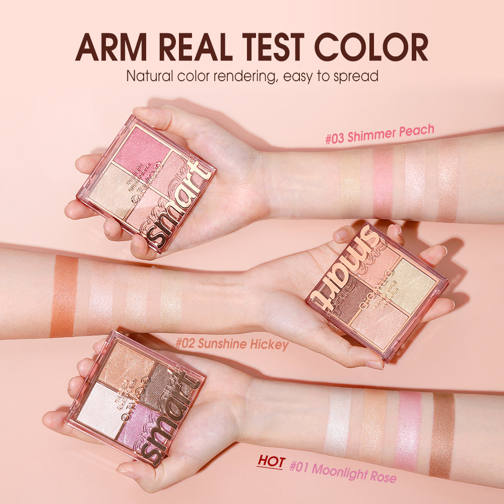 O.TWO.O Highlight Blush Palette - 11g