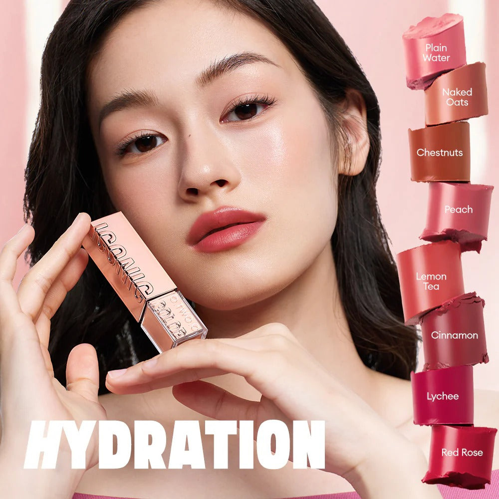 O.TWO.O 2025 Satin Lipstick – Silky Smooth, High-Pigment Color | Trending Lipstick in Qatar