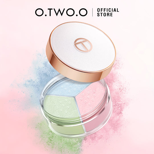 O.TWO.O Face Setting Powder 3 Color Fine Powder Oil Control Makeup Loose Powder