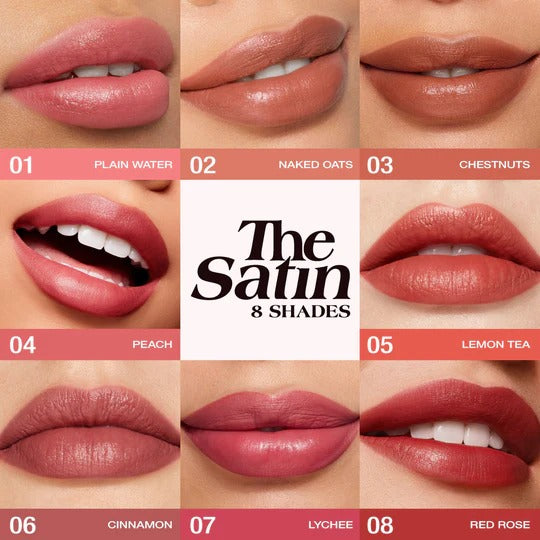 O.TWO.O 2025 Satin Lipstick – Silky Smooth, High-Pigment Color | Trending Lipstick in Qatar