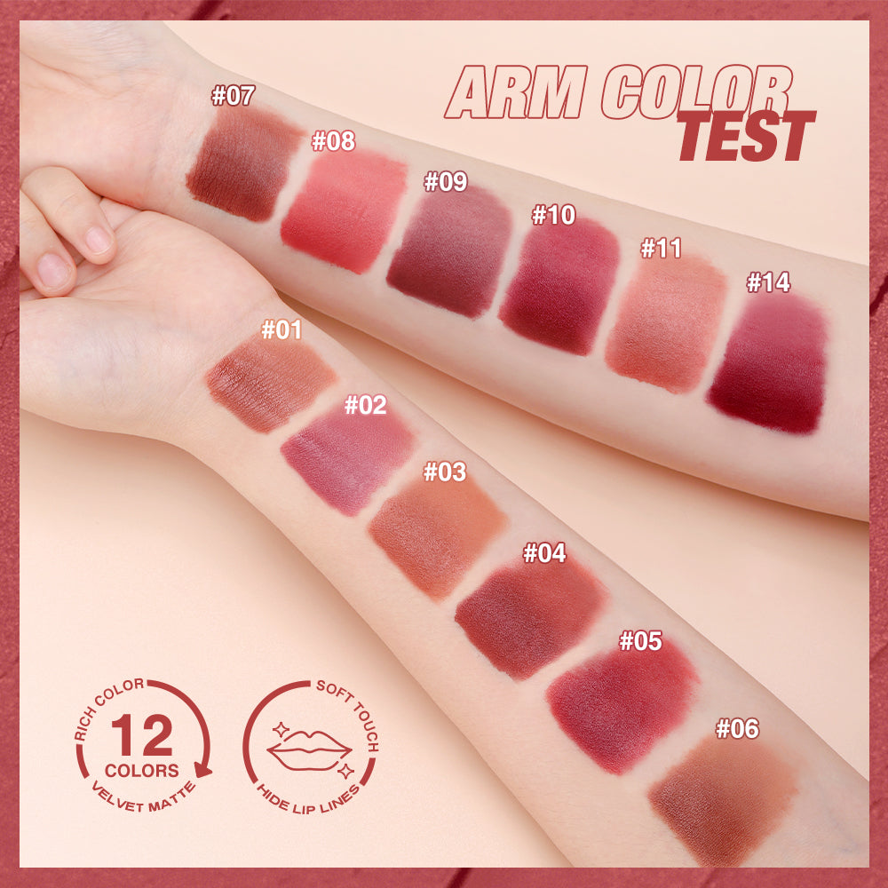 O.TWO.O Velvet Matte Lip & Cheek Mud - 2g
