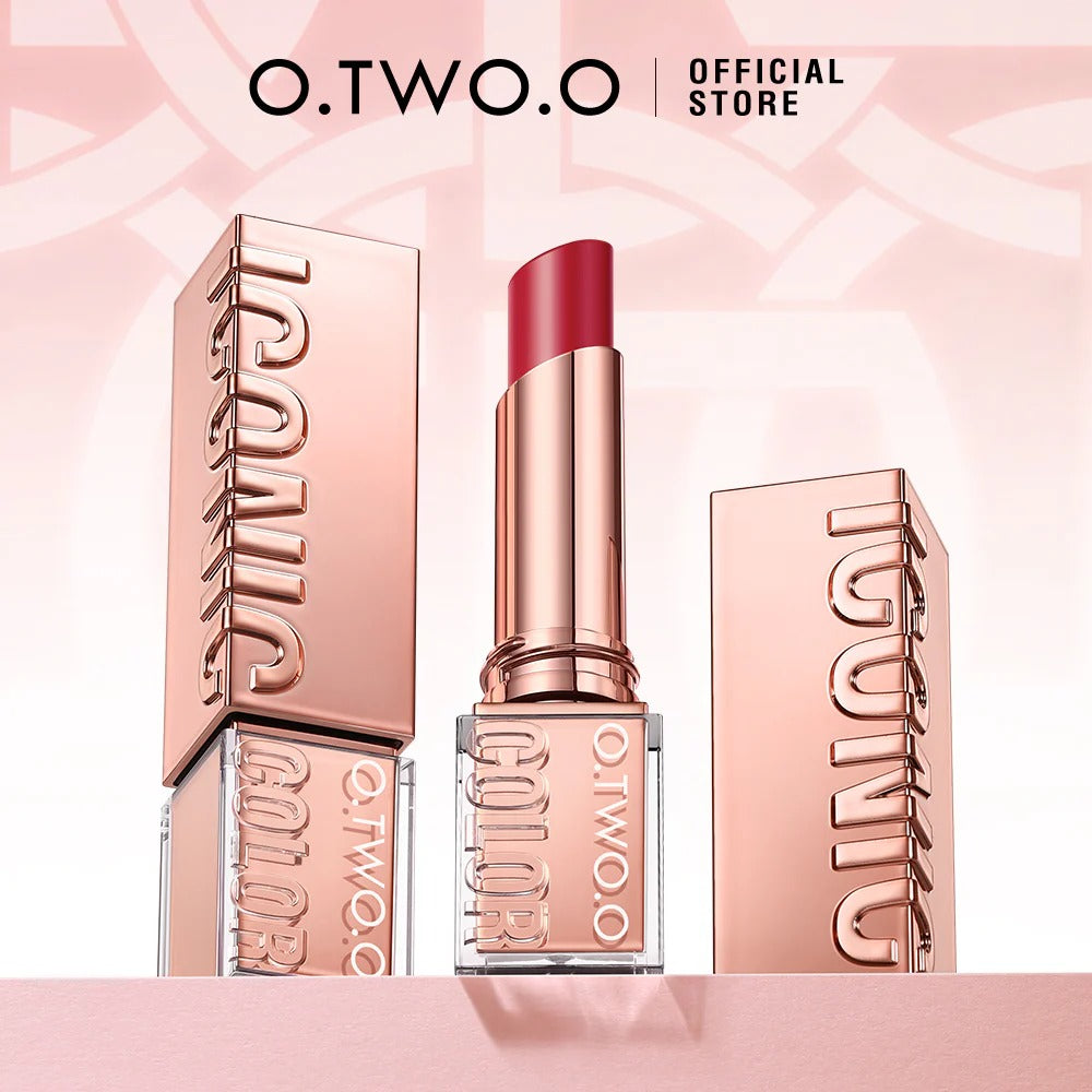 O.TWO.O 2025 Satin Lipstick – Silky Smooth, High-Pigment Color | Trending Lipstick in Qatar