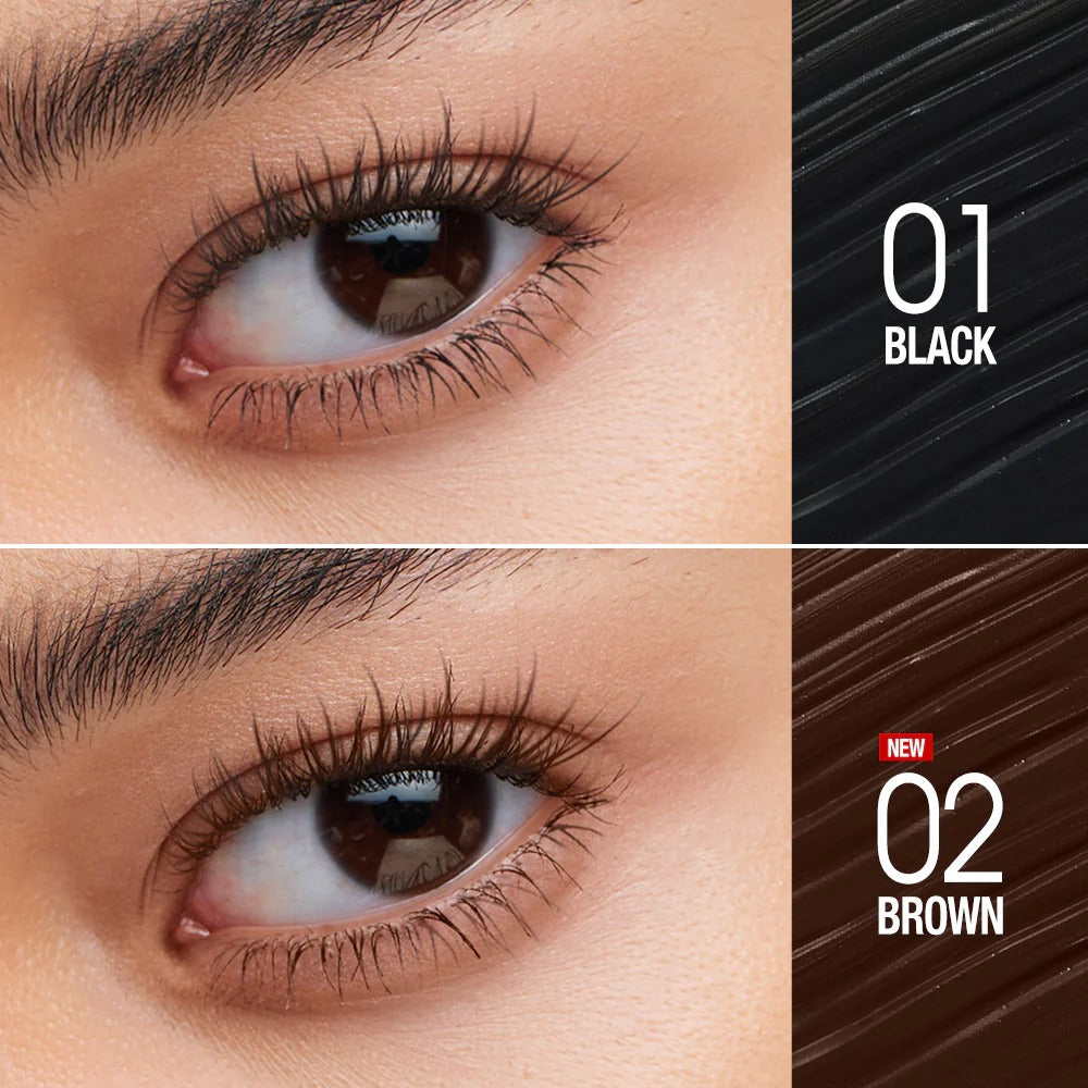 O.TWO.O Waterproof Lengthening Mascara – Black Brown Curl & Lift Formula | New in Qatar