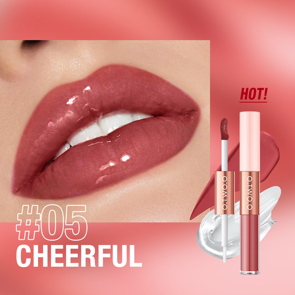 Two in One Double Effect Matte & Gloss Lipstick
