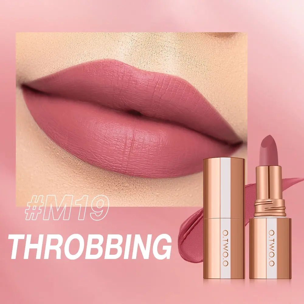 O.TWO.O Matte Finish Waterproof Long Wear Silky Lipstick