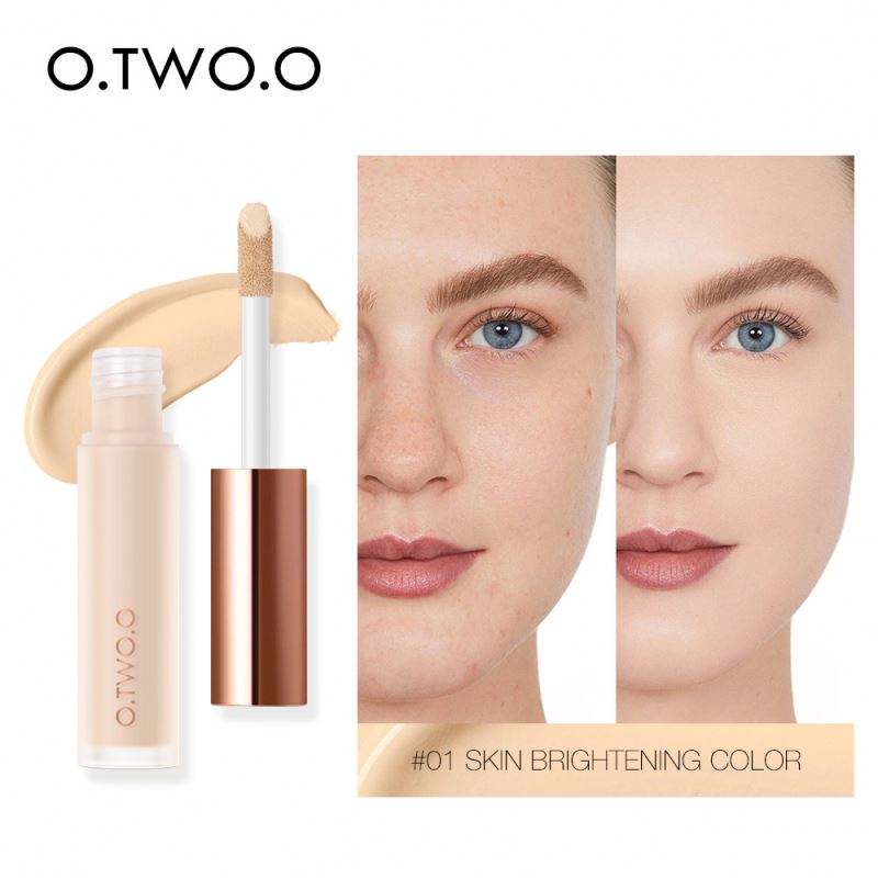 O.TWO.O Cosmetics Face Makeup High Cover Oil Control Long Lasting Liquid Concealer - 5.5g