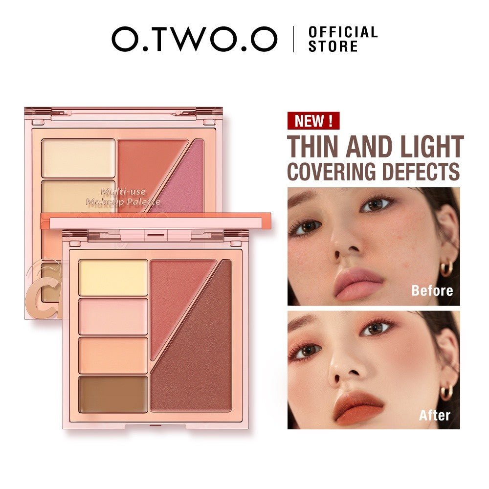 O.TWO.O Makeup Pallete Of Concealer Contour Blush Cream - 12g