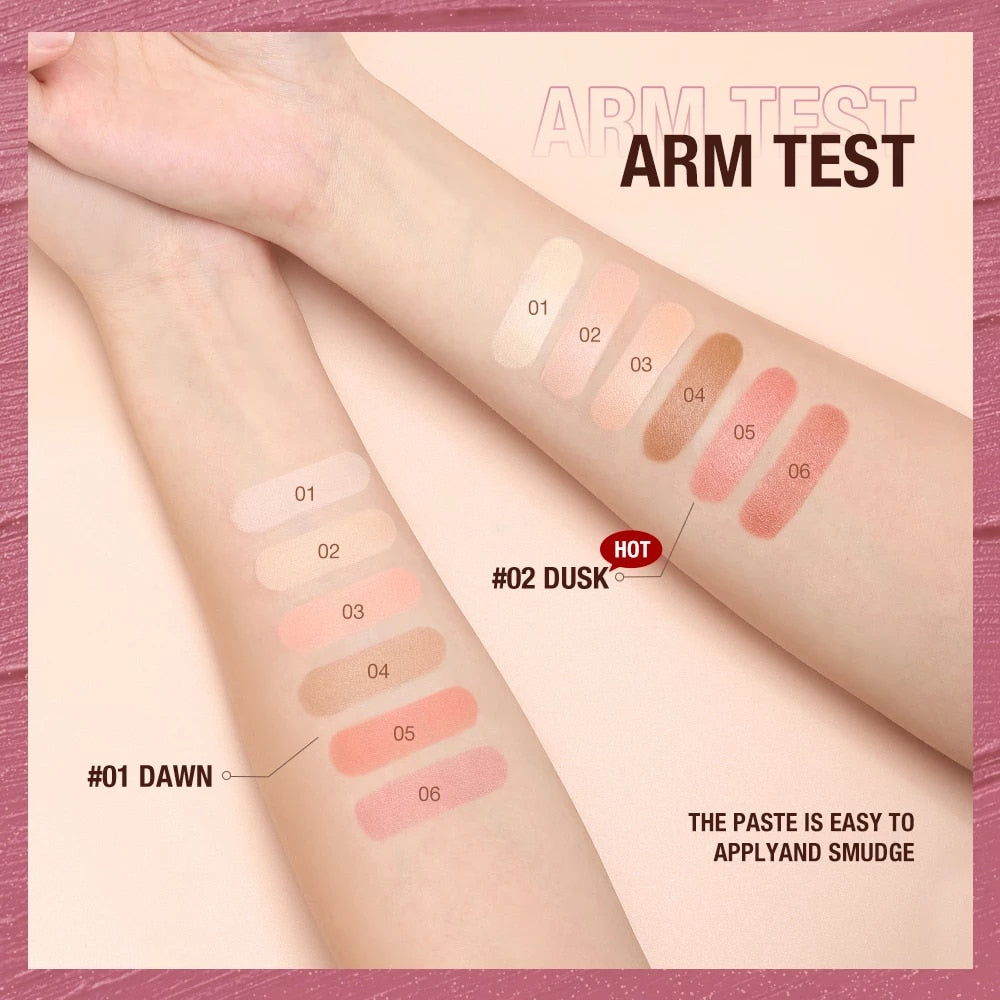 O.TWO.O Makeup Pallete Of Concealer Contour Blush Cream - 12g