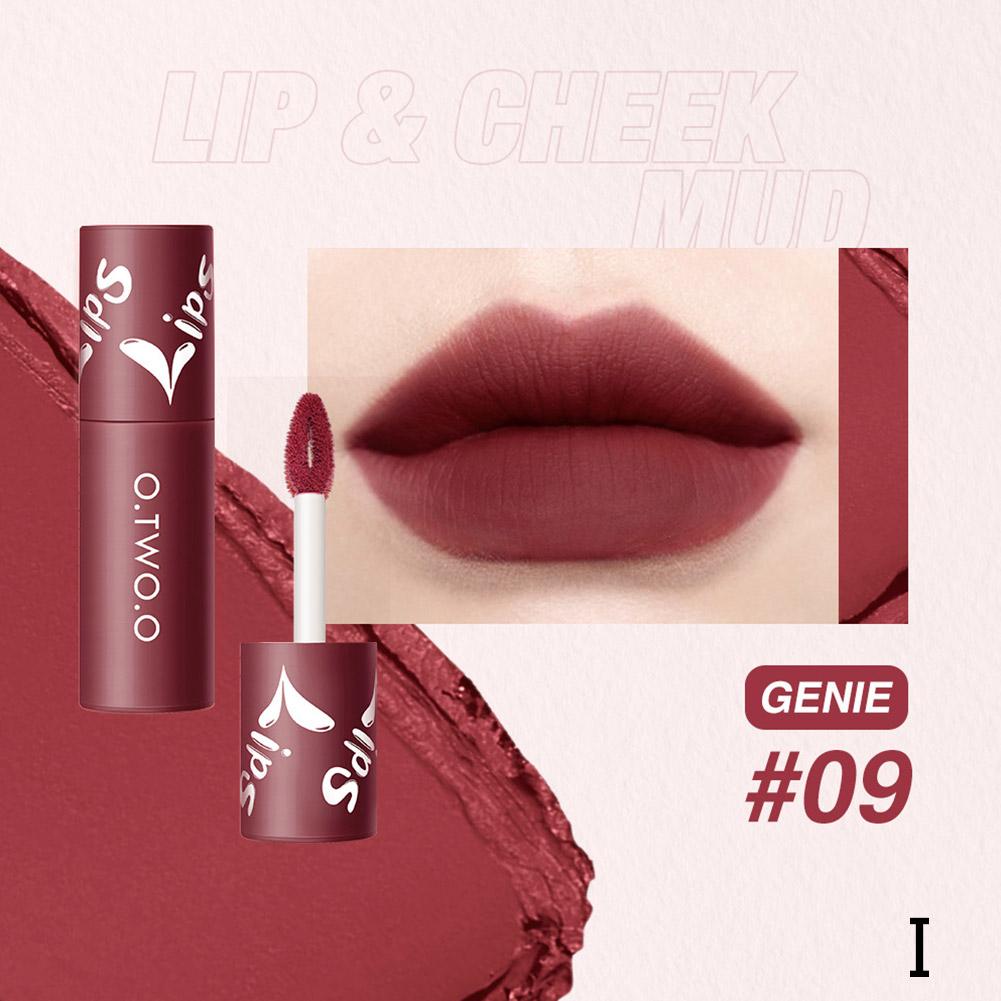 O.TWO.O Velvet Matte Lip & Cheek Mud - 2g