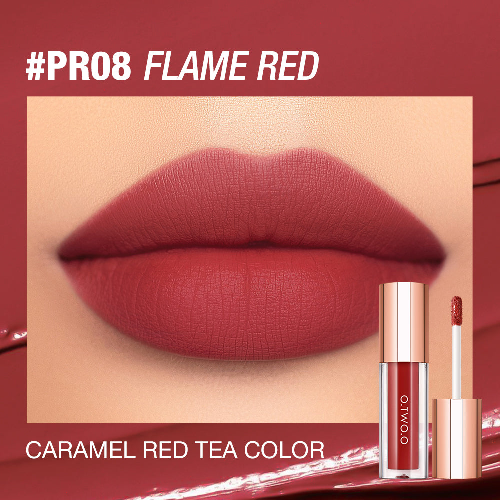 O.TWO.O New Waterproof Matte Long‑wearing Lip Mud Highpigment Lip Gloss