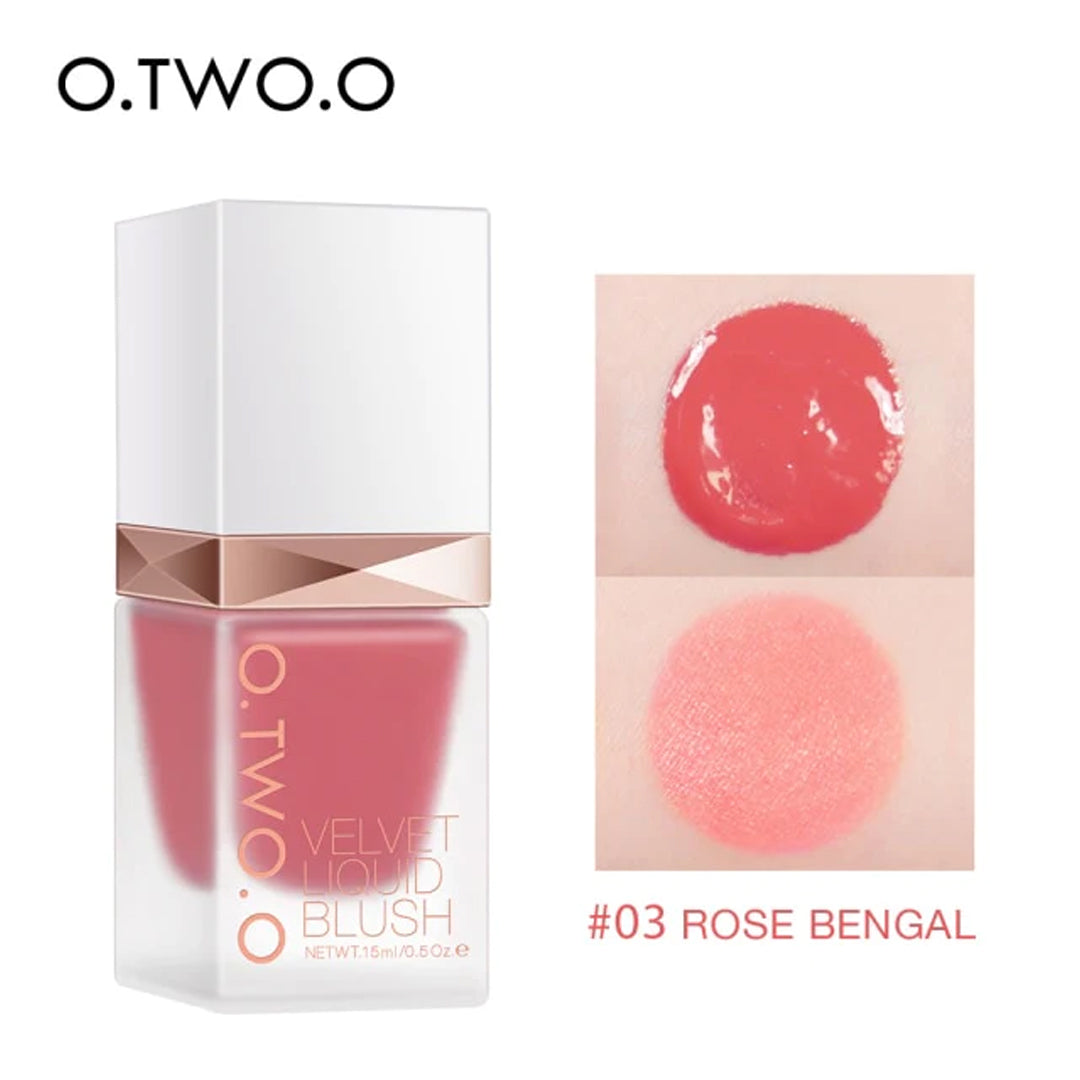 O.TWO.O Velvet Liquid Blush - 15g