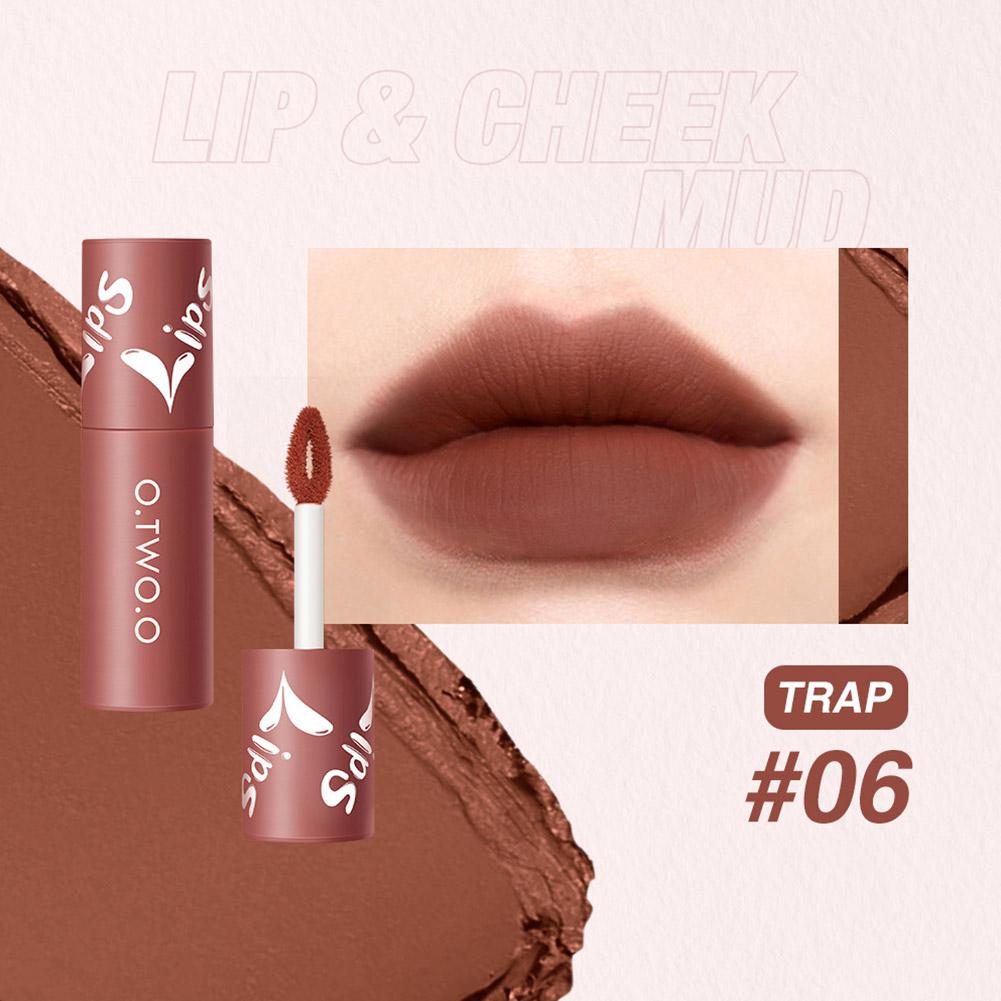 O.TWO.O Velvet Matte Lip & Cheek Mud - 2g