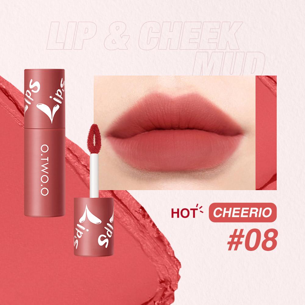 O.TWO.O Velvet Matte Lip & Cheek Mud - 2g