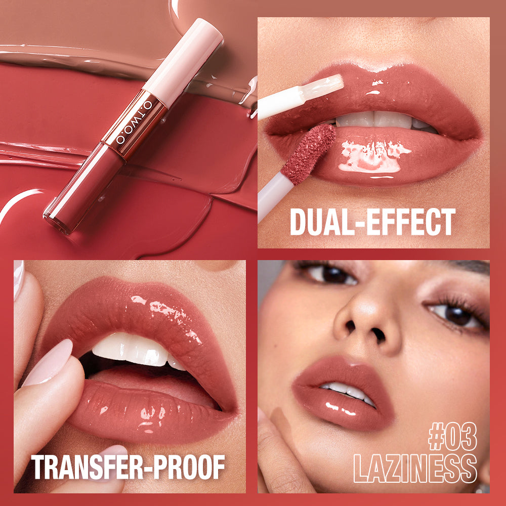 Two in One Double Effect Matte & Gloss Lipstick