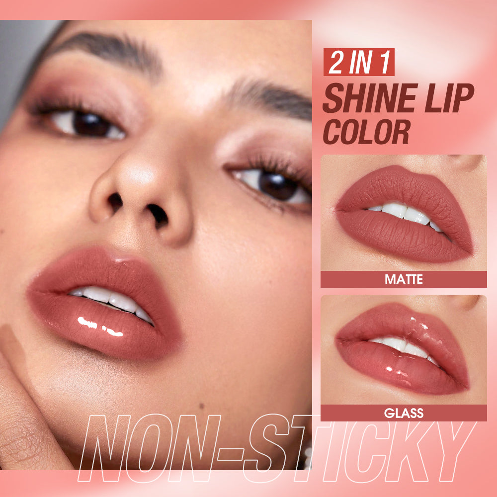Two in One Double Effect Matte & Gloss Lipstick