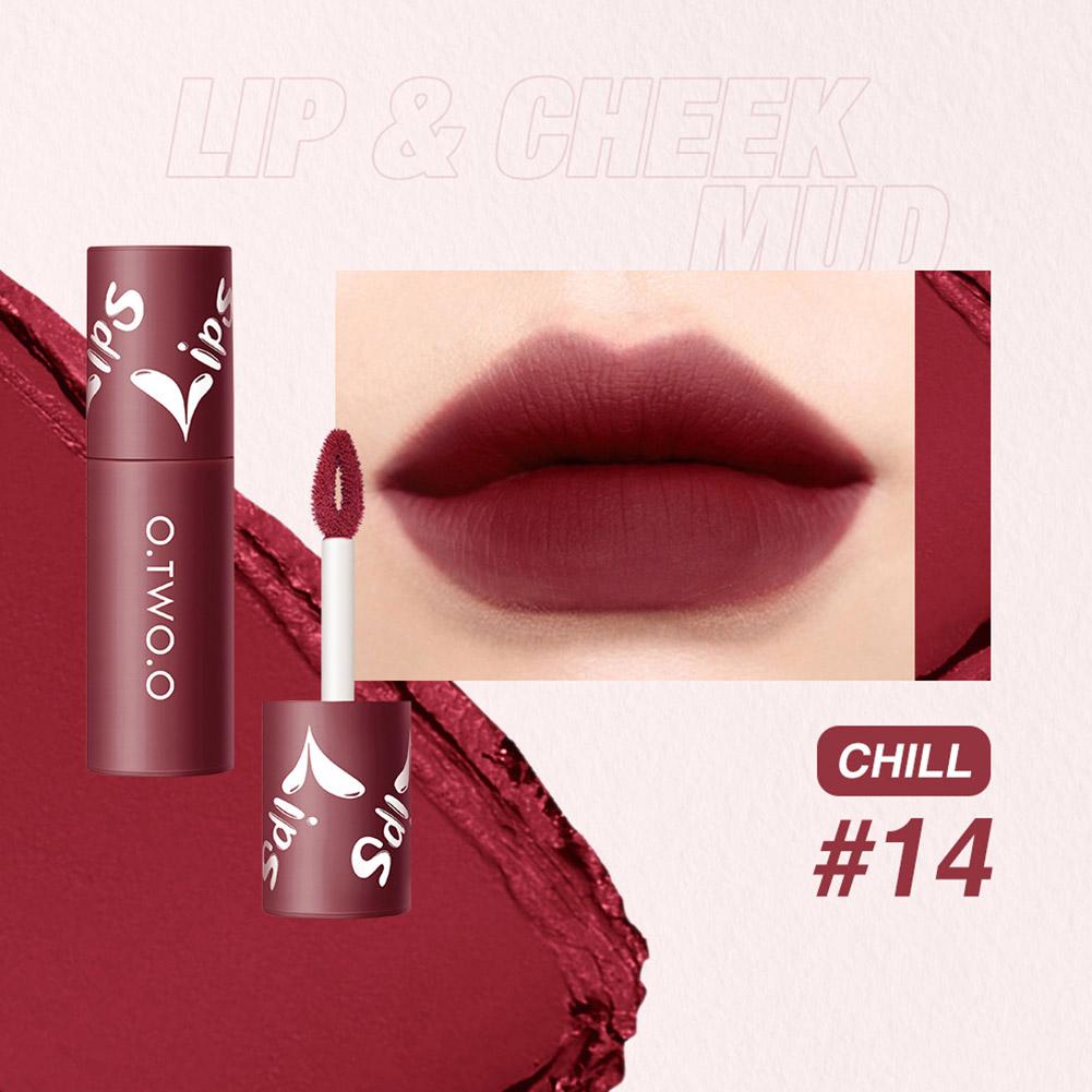 O.TWO.O Velvet Matte Lip & Cheek Mud - 2g