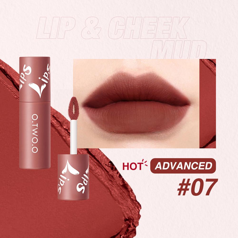 O.TWO.O Velvet Matte Lip & Cheek Mud - 2g