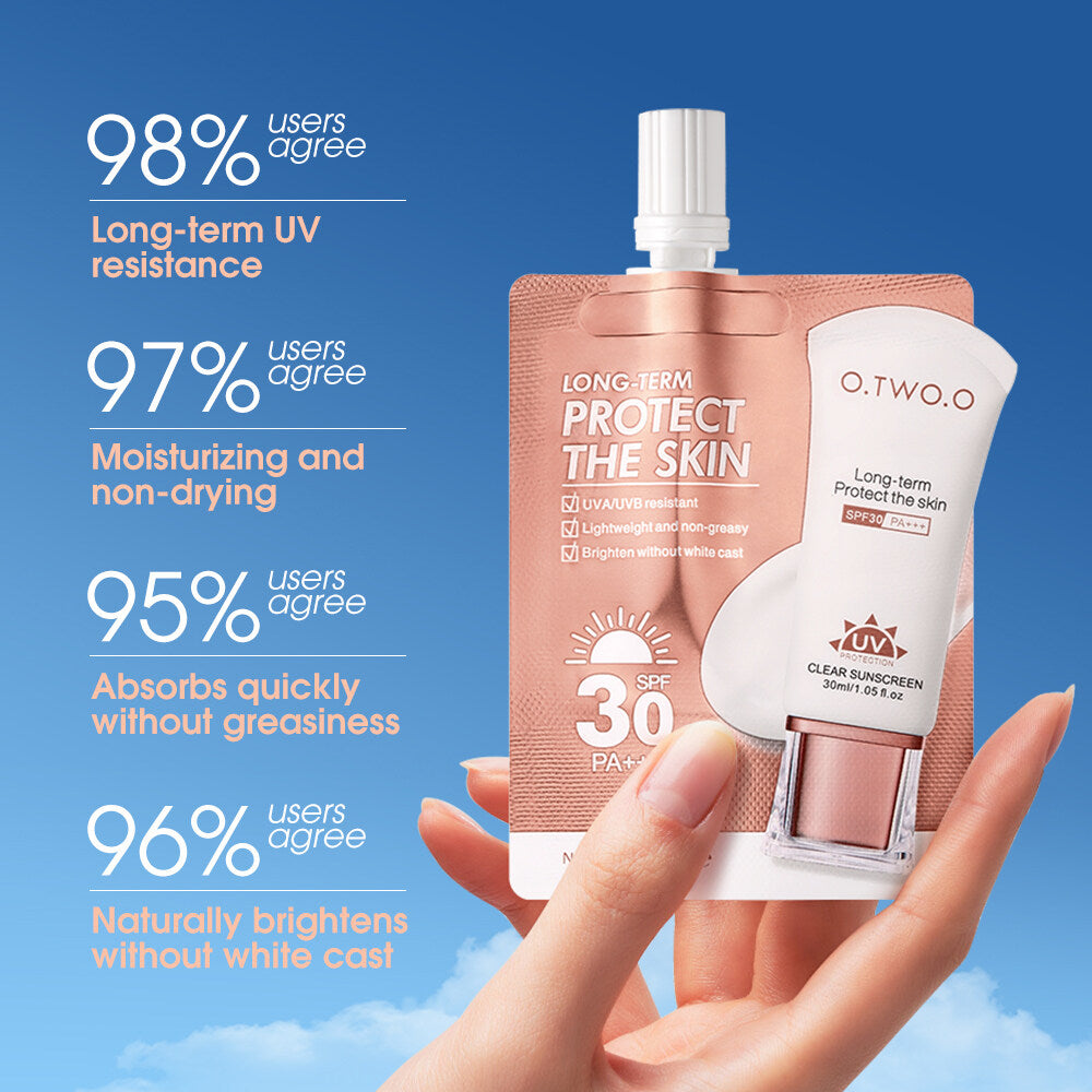 O.TWO.O UV Protection Clear Sunscreen SPF30/PA+++ (2ml)