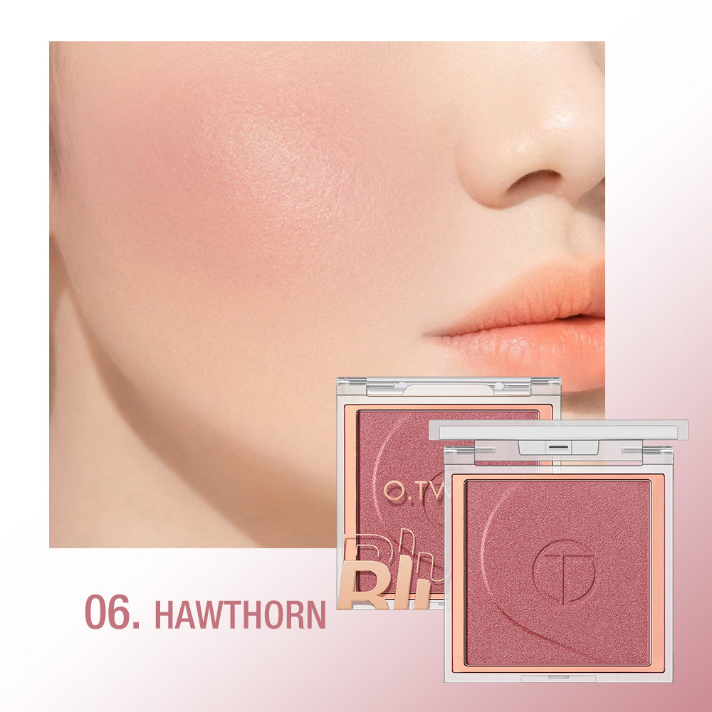 O.TWO.O High Pigment 6 Natrual Color Blush Pallete Pink Blush Powder - 5g