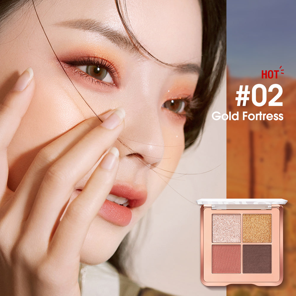 O.TWO.O Crystal Eyeshadow Palette Mini - 8.5g