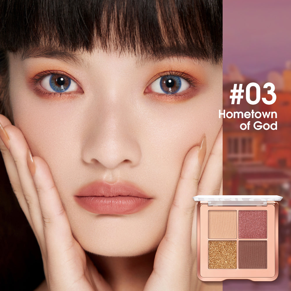 O.TWO.O Crystal Eyeshadow Palette Mini - 8.5g