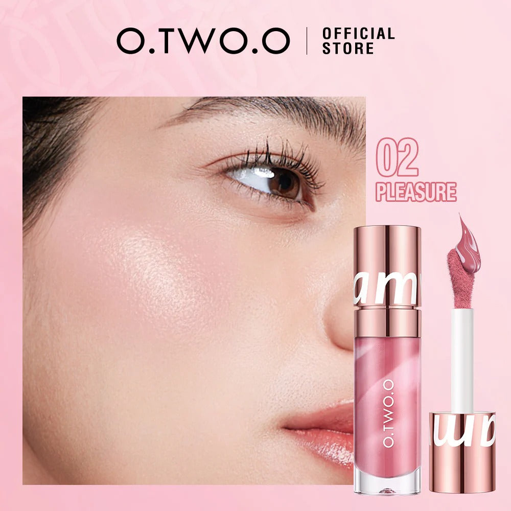O.TWO.O New Marble Texture Natrual Color Lasting Liquid Blush