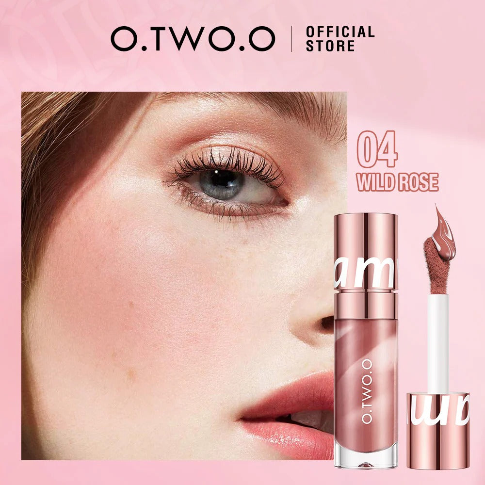 O.TWO.O New Marble Texture Natrual Color Lasting Liquid Blush