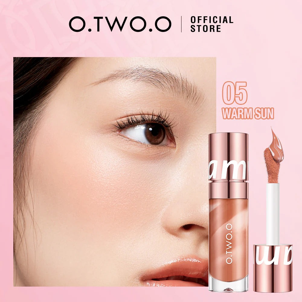 O.TWO.O New Marble Texture Natrual Color Lasting Liquid Blush