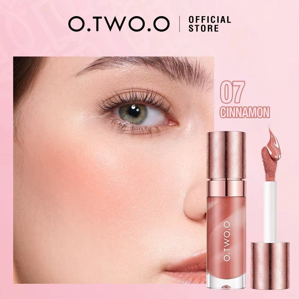 O.TWO.O New Marble Texture Natrual Color Lasting Liquid Blush