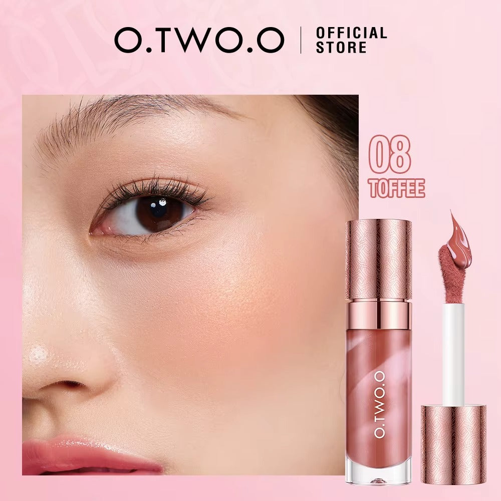 O.TWO.O New Marble Texture Natrual Color Lasting Liquid Blush