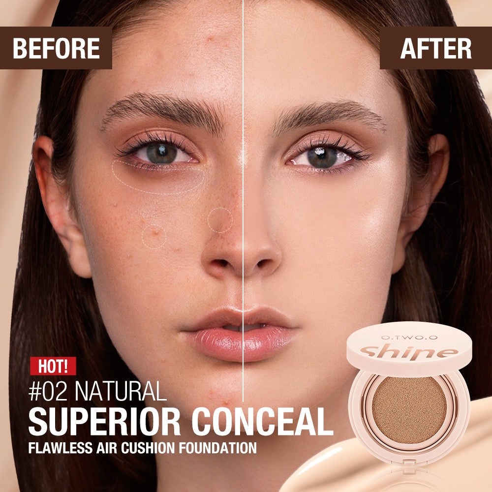O.TWO.O Shine Air Cushion BB Cream Foundation - 12.5g