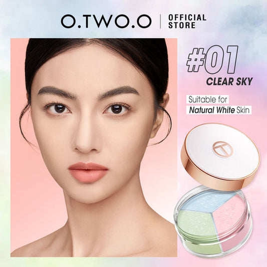 O.TWO.O Face Setting Powder 3 Color Fine Powder Oil Control Makeup Loose Powder