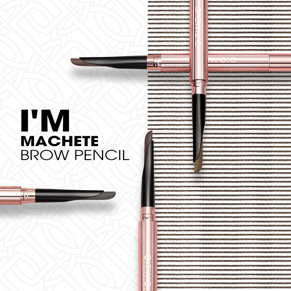 O.TWO.O Machete-shaped Smooth Long Lasting Eyebrow Pencil