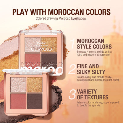 O.TWO.O Crystal Eyeshadow Palette Mini - 8.5g