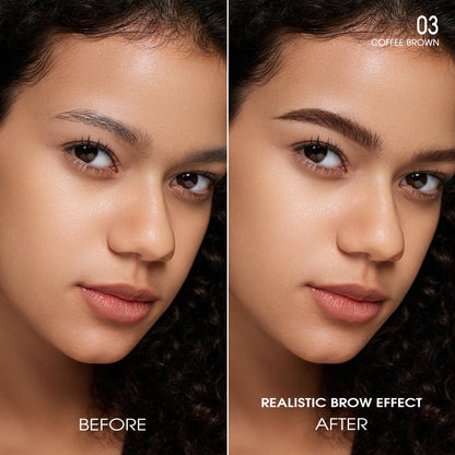 O.TWO.O Machete-shaped Smooth Long Lasting Eyebrow Pencil