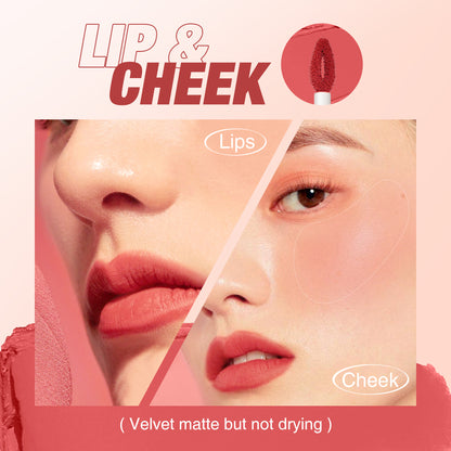 O.TWO.O Velvet Matte Lip & Cheek Mud - 2g