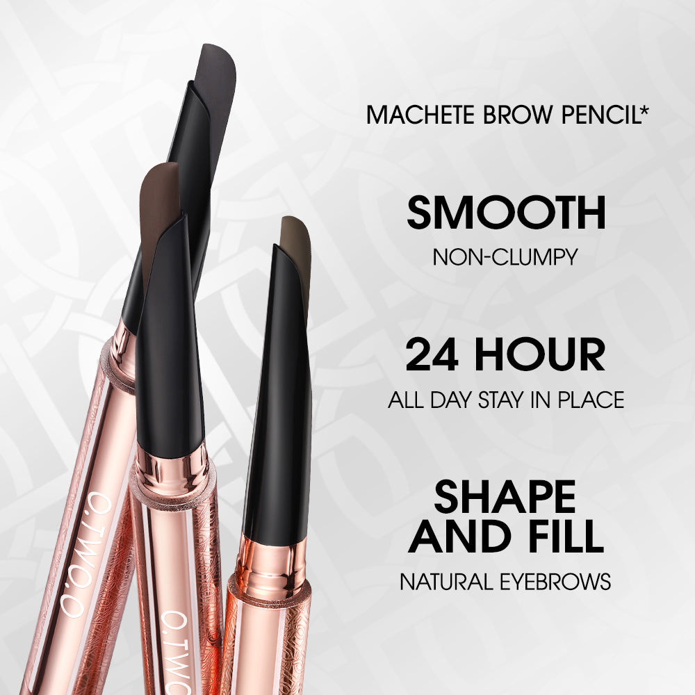 O.TWO.O Machete-shaped Smooth Long Lasting Eyebrow Pencil
