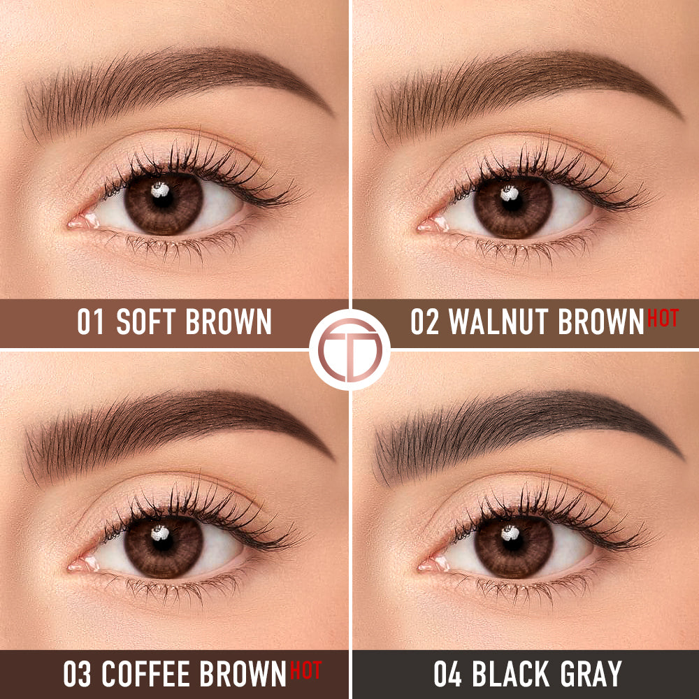 O.TWO.O Machete-shaped Smooth Long Lasting Eyebrow Pencil